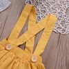 Summer Kids Clothing Sets recém -nascidos menina xadrez touvente bow tout size saia para fiagem de cabeça de fiagem 2pcs