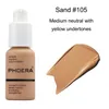 Concealer Make -up Basis Cream gezichtsfundering Poederolie Controle Langdurige opvoeding dagelijkse make -uphuid 110 #truffel