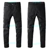 Мужские джинсы расстроенные разорванные байкерские брюки Slim Fit Motorcycle Denim Pant Men Дизайнерские джинсы Размер 29-40