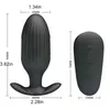 Nxy Anal Toys Remote Wireless Vibrator Electric Shocking Control Plug Gay Sex für Männer Prostata Massage 220420