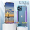 Металлическая броня телефона для iPhone 14 Pro Max Clear Heavy Duty Duty Hybrid Hebrid Shock -Resee Cover Case