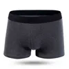 Sous-vêtements pour hommes coton sans couture Simple basique slips Boxer culotte mince grande taille mi-taille respirant slips G220419