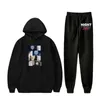 Survêtements pour hommes Anime NIGHT HEAD 2041 Ensemble pour hommes Pantalon à capuche Survêtement Sportswear Hoodies Homme SweatsuitMen's