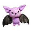 Dark Series Plush Bat Toy Pentacle Moon Doll Faszerowany Gothic Rock Style Bag Halloween Kids Home Decor 220409