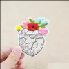Sewing Notions Tools Apparel Patches For Clothes Bag Iron On Applique Cartoon Organ Stripes Sew Embroidery Jacket Heart Accessories 10 Pcs