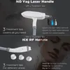 4 In 1 multifunctionele schoonheidsapparatuur 808nm diode laser permanente ontharing Huid Huid Verjongingsmachine Nd Yag Tattoo Verwijdering Zwarte poppenbehandeling Opt IPL