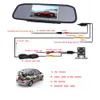 4,3'' Auto Rückspiegel Monitor Rückfahrkamera TFT-LCD 2 Video für Fahrzeug Wasserdichte LED Nachtsicht