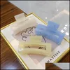 Abrazaderas Joyería para el cabello Translucence Hollow Out Square Pure Tamaño Medio Plástico Resina Color Color Caramelo Clips Mujeres Scr Dhst2