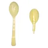 Disposable Folding Plastic Spoon Individually Packaged Spoons Commercial Take Away Hard Mass Suitable for Ice cream MJ0484