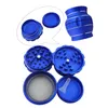 Smoking Accessories 63mm Aluminum Alloy Herb Grinder Vase Shape Tobacco Grinders 5-Layer Tobacco Crusher Handmade Cigarette Tools ZL1111