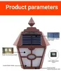 Luzes solares de parede solar lâmpadas solares externas decoração de jardim à prova d'água para cerca de varanda de varanda de pátio da rua Lumin