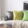 Inyahome Throw Pillow Cases Cozy Soft Velvet Square Decorative Pillow Covers for Farmhouse Home Decor Couch Sofa Cushion Decor 220406