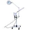 2 In 1 5X Magnifying Facial Steamer LED Cold Photon Rejuvenation Lamp Hot Ozone Sprayer Beauty Device for Salon Spa