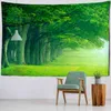 Tapestry Tropical Rainforest Carpet Wall Hanging Animal World Natural Landscape
