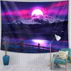 Boho Universo Galassia Bella Aurora Luna Cielo notturno Sfondo Tappeto Decorazione da parete Appeso per la casa J220804