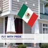 DHL MX MEX Mexicanos Mexican Flag of Mexico Whole Direct Factory gotowa do wysyłki 3x5 FTS 90X150CM CPA32949199105