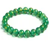 hot sell Tibetan Green Agate Carve Mantra Om Mani Padme Hum Amulet Bracelet