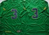 NCAA Męskie Walka Irlandzka 12 Iana Książka 3 Joe Montana College Koszulki Piłkarska Green White Blue Steved Jersey M-XXXL