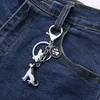 Keychains Fashion 3d Pet Dog Cute Dogs Key Ring Border Collie Shelti Husky Metal Car Keychain Sieraden Vrouw Bag Charm cadeau