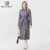 Baiytbuy 2022new весенняя хлопковая стеганая стеганая рубашка для женщин для женщин зимняя куртка Женская одежда Женщина Женская Куртка пальто L220730