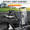 Le support universel de tableau de bord de rotation de 360 degrés de support de téléphone de voiture de joint mécanique tient le pare-soleil de rétroviseur dans le support de navigation de GPS de voiture pour l'iPhone Samsung Android