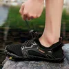 New Aqua Shoes Men Barefoot Five Fingers Beach Shoes Quick Dry Swimming Water Sneakers Summer Hiking Wading Upstream Slippers Y220518