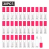 Tubes de brillant à lèvres en bouteille épaisse rose chaud de 5 ml clair tubes de rouge à lèvres mat rechargeables en gros avec grande baguette baume à lèvres emballage cosmétique marque privée