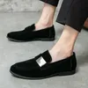 Britse mannen nieuwe aankomst zwarte suede monnik riem oxford schoenen mocassins bruiloft prom homecoming party schoeisel zapatos h 5220 Britih schoen mocain zapato