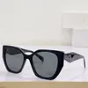 여성 디자이너 선글라스 OPR 19YS 패션 럭셔리 브랜드 캐주얼 쇼핑 여성 블랙 선글라스 상자 포함 고품질 남성 안경 UV400