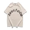 2022 Trust God Tee Hip Hop Sunday Service Tour T Shirt Men Women High Quality Ye Tops foam Printing Short SleevesT220721