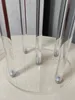 decoration clear acrylicl 5 arms Candelabra Acrylic Candlestick Holders Wedding Table Centerpieces Flower Stands Vases Road Lead Party Decoration 382