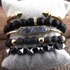 RH Fashion Boho Jewelry Natural Stone Druzy Bangle 5pc armbanden Sets voor vrouwelijke Boheemse sieraden Gift Dropship