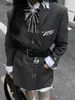 Riemen ticasylm punk stijl originele donkere riem zwart wijd voor vrouwen en mannen streetwear