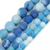 Autres perles en vrac entretoises en pierre naturelle de cornaline patinée bleue pour la fabrication de bijoux 6/8/10 / mm Accessoires de bracelet à bricoler soi-mêmeAutre Edwi22