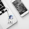 Custom Acrylic Music Code Keychain Women Men Personalized Po Album Cover Song Art Player Name Date Spotify Key Chain Rings 220516