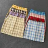 Summer Harajuku Plaid Pencil Skirts Womens High Waist Mini Skirts Lining With Shorts Korean Streetwear Vintage Sexy Skirt 220701