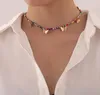 Boho rijst kralen vlinderster hanger kettingen kleurrijke kralen choker ketting mode sieraden cadeau voor vrouwelijke meisjes