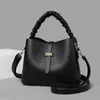 Oryginalne skórzane torby na jedno ramię w torbie dla kobiet modne przenośne kobiety z mody o dużej pojemności mody masy torebka mała beżowa czarna brązowa 2769