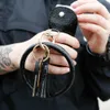 zéro portefeuille Bracelet porte-clés Pu gland en cuir carte sac poignet porte-clés bracelet pendentif en gros BES121