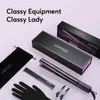 KIPOZI Hair Straightener 2 in 1 Flat Iron Curling Iron Nano Instant Heating Flat Iron with Digital LCD Display 220602