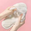 Nxy Slippers Slies Winter Slippers Plush Cross Cotton Cotton Indoor Home Sandals Warm Women Women 220808