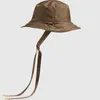 Kobiet mody wiadra hat Hat Wysokiej jakości projektanci czapki czapki Cowboy Mens Brown Casual Hat Casquette Cap 22061104R