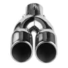 Manifold & Parts Car Dual Exhaust Tail Pipes Stainless Steel Muffler Tips 63-76-220