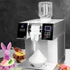 Fully automatic Milk Snow Flake Ice Machine Intelligent Snow Ice Shaver Crusher Machine Snow Cone Maker