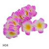 Dekoratif Çiçek Çelenkleri 30pcs 5-9cm Yapay Plumeria Hawaii Pe Köpük Frangipani Çiçek Diy Çelenk Headdress Düğün Partisi Dekoratio