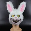 1st Halloween Mask White Bunny Rabbit Bloody Creepy Horror Killer Masque Scary Adult Dress Costumes Face S 220715