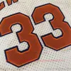 Authentic broderie Basketball 33 Patrick Ewing Jerseys Retro White 1985-86 Real Ed Breathable Sport Jersey Juste Don