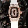 Män/kvinnor tittar på Richaer Mileres Luxury Designer Watch RM11 Mechanical Movement Quality Watch for Diamond Rose Case XSRTH