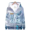 남성용 후드 스웨트 셔츠 Subnautica Zero 3D 인쇄 지퍼 여자/남성 패션 긴 슬리브 후드 스웨트 셔츠 캐주얼 후드 재킷 멘스