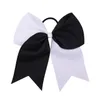 30pcs 8inch Large Cheer Hair Bows Ponytail Holder Elastic Band Handmade per Cheer leading Teen Girls College Sports